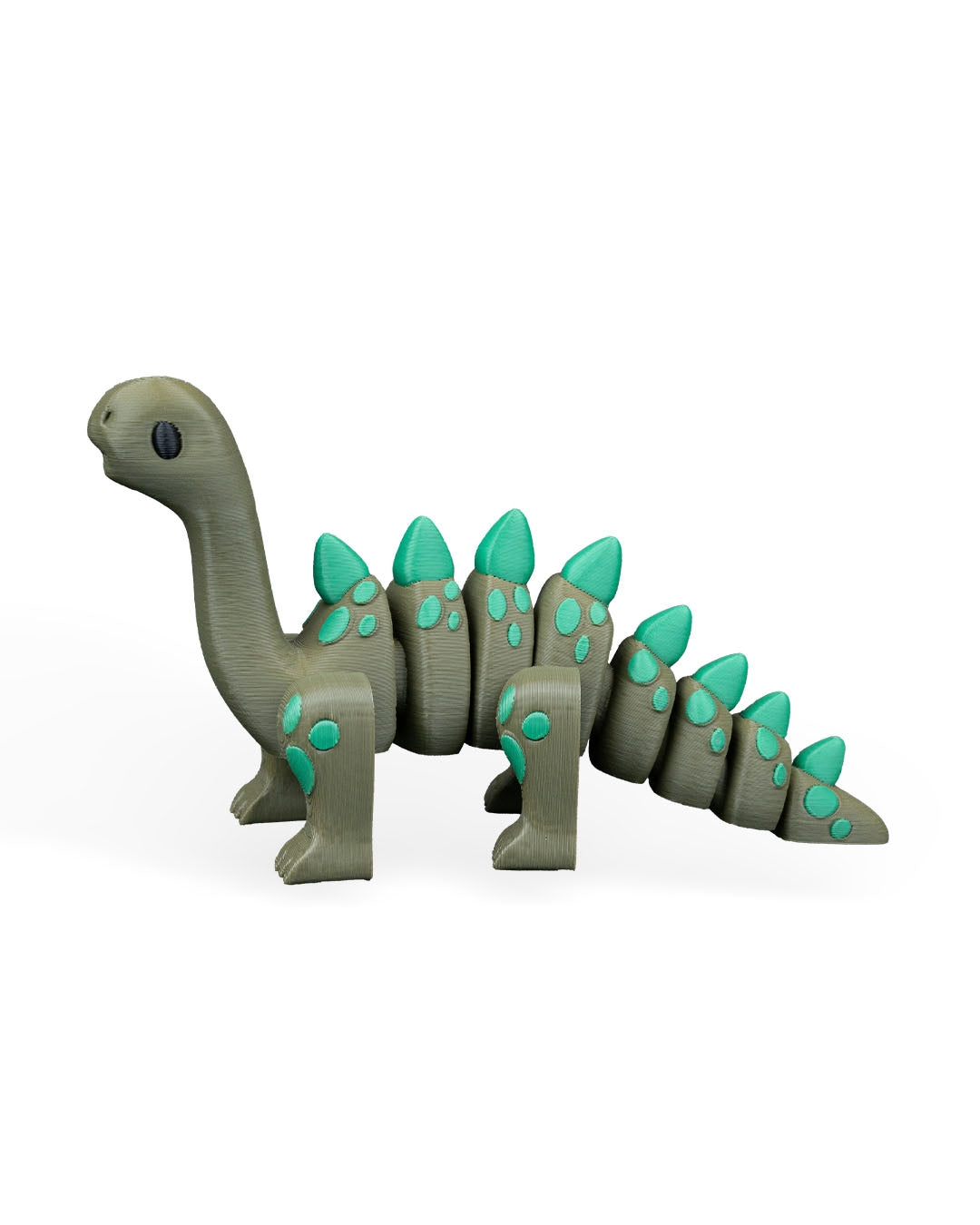 Flexi Diplodocus Dinosaur Toy - 3D Printed Articulated Fidget Dino - Desk Decor & Sensory Toy - 12cm Long Neck Dinosaur