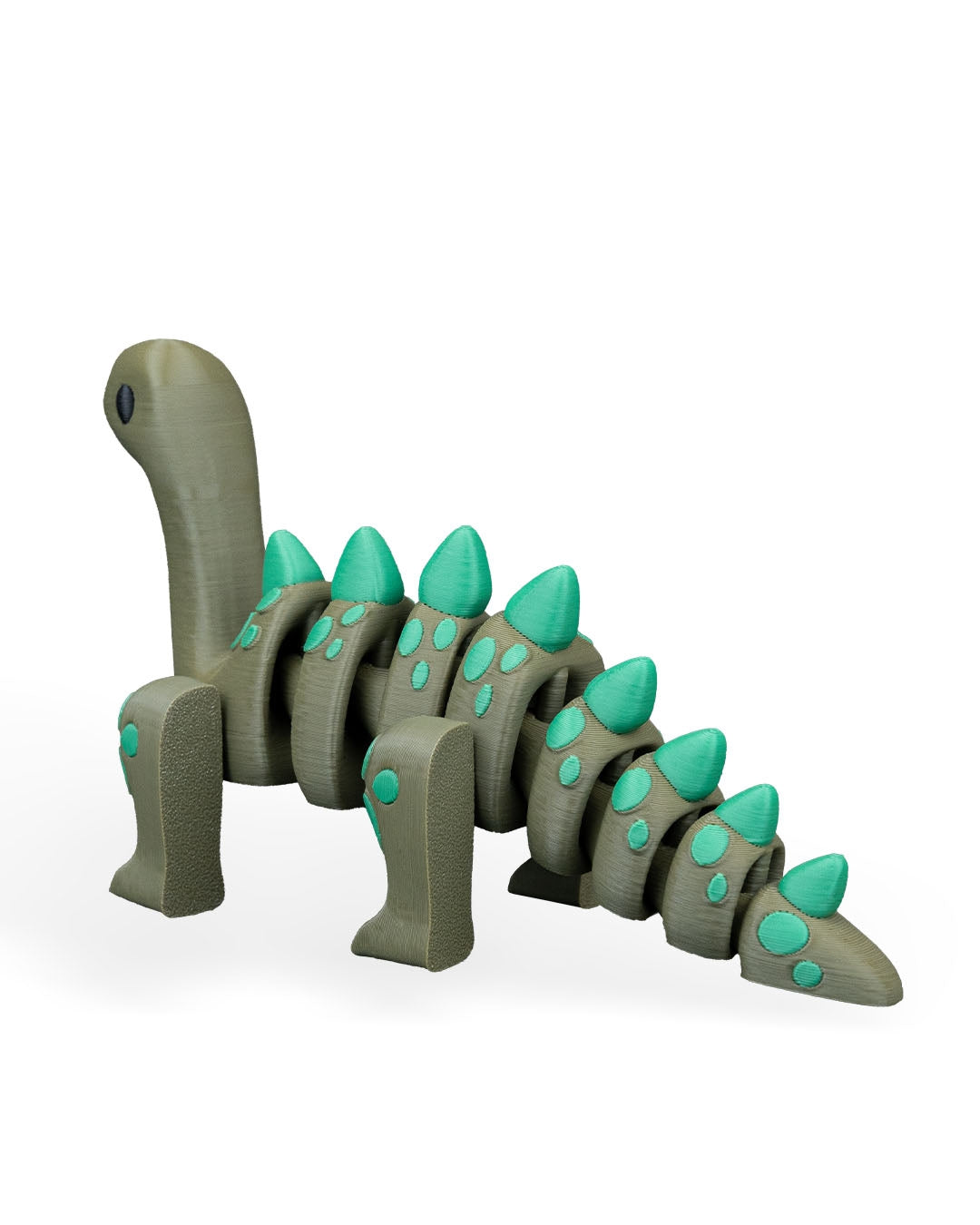 Flexi Diplodocus Dinosaur Toy - 3D Printed Articulated Fidget Dino - Desk Decor & Sensory Toy - 12cm Long Neck Dinosaur