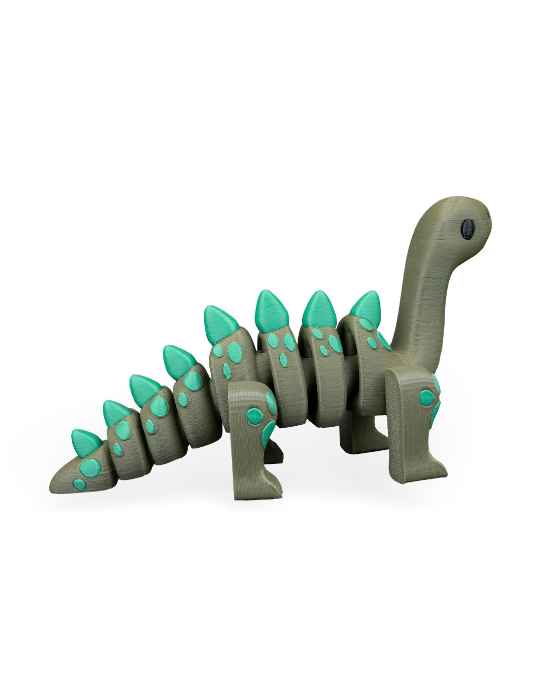 Flexi Diplodocus Dinosaur Toy - 3D Printed Articulated Fidget Dino - Desk Decor & Sensory Toy - 12cm Long Neck Dinosaur
