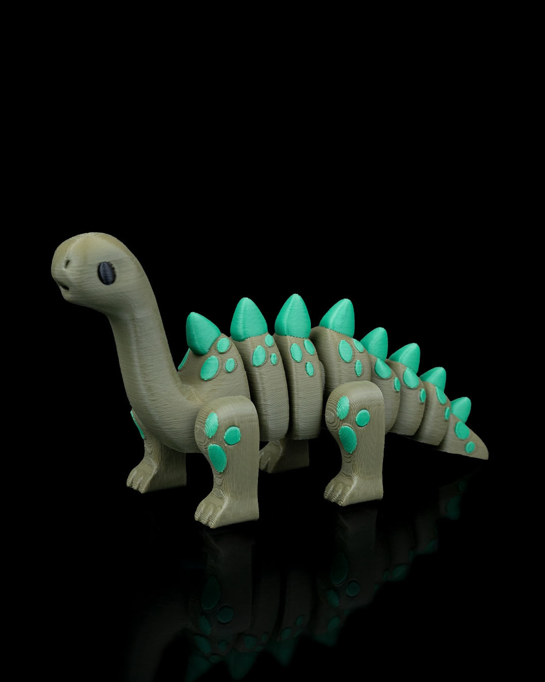Flexi Diplodocus Dinosaur Toy - 3D Printed Articulated Fidget Dino - Desk Decor & Sensory Toy - 12cm Long Neck Dinosaur