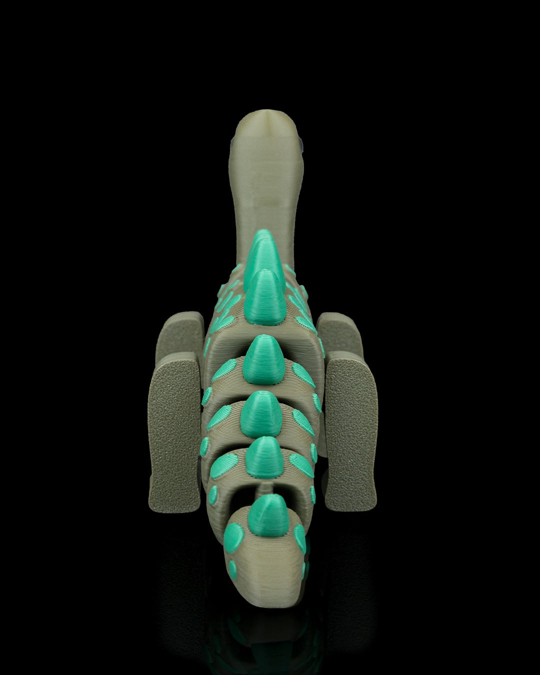 Flexi Diplodocus Dinosaur Toy - 3D Printed Articulated Fidget Dino - Desk Decor & Sensory Toy - 12cm Long Neck Dinosaur