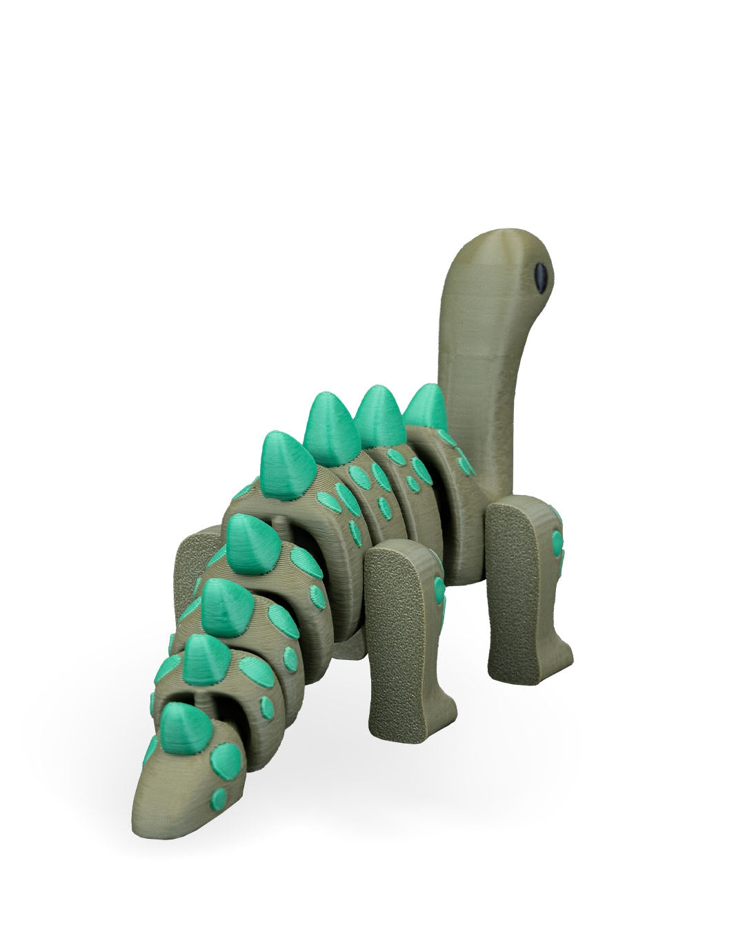 Flexi Diplodocus Dinosaur Toy - 3D Printed Articulated Fidget Dino - Desk Decor & Sensory Toy - 12cm Long Neck Dinosaur