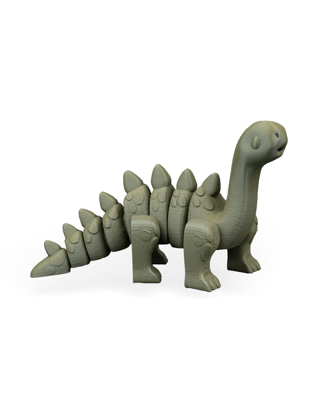 Flexi Diplodocus Dinosaur Toy - 3D Printed Articulated Fidget Dino - Desk Decor & Sensory Toy - 12cm Long Neck Dinosaur
